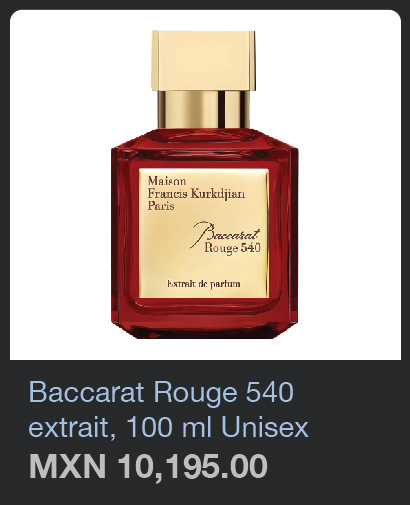 Baccarat Rouge 540